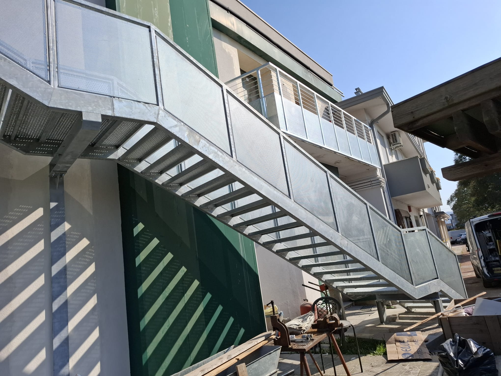 Scala in acciaio realizzata da Ceoldo — foto 41