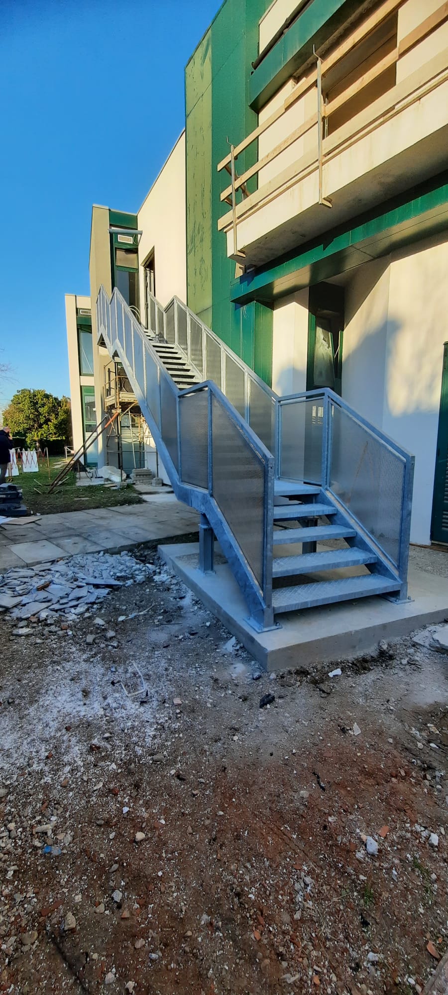 Scala in acciaio realizzata da Ceoldo — foto 43
