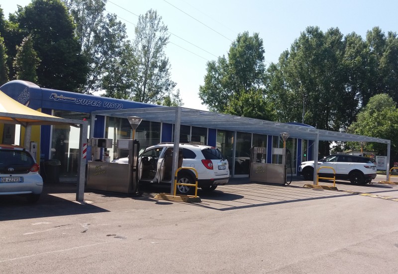 Tettoia o pergola in acciaio realizzata da Ceoldo — foto 10