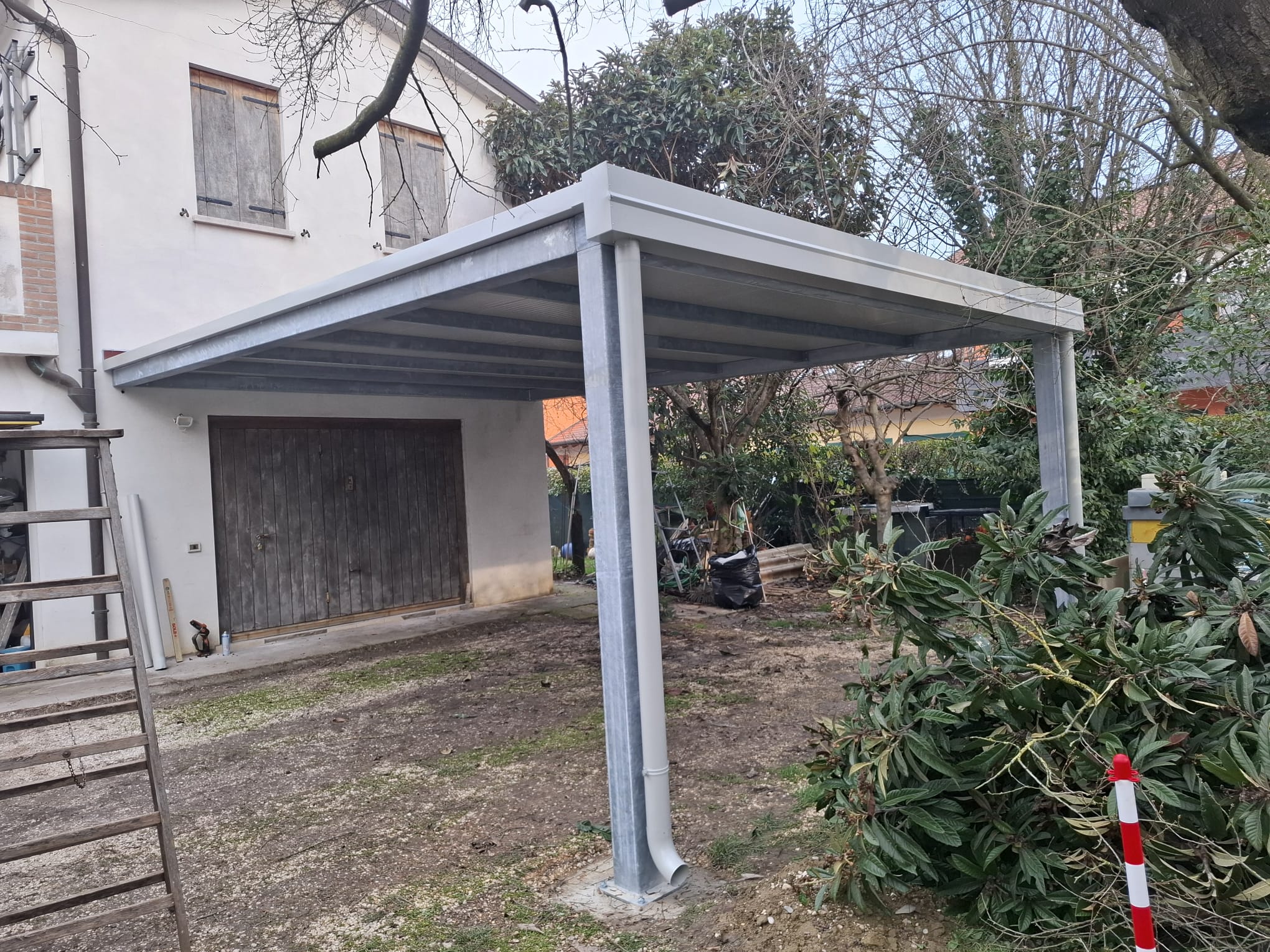 Tettoia o pergola in acciaio realizzata da Ceoldo — foto 20