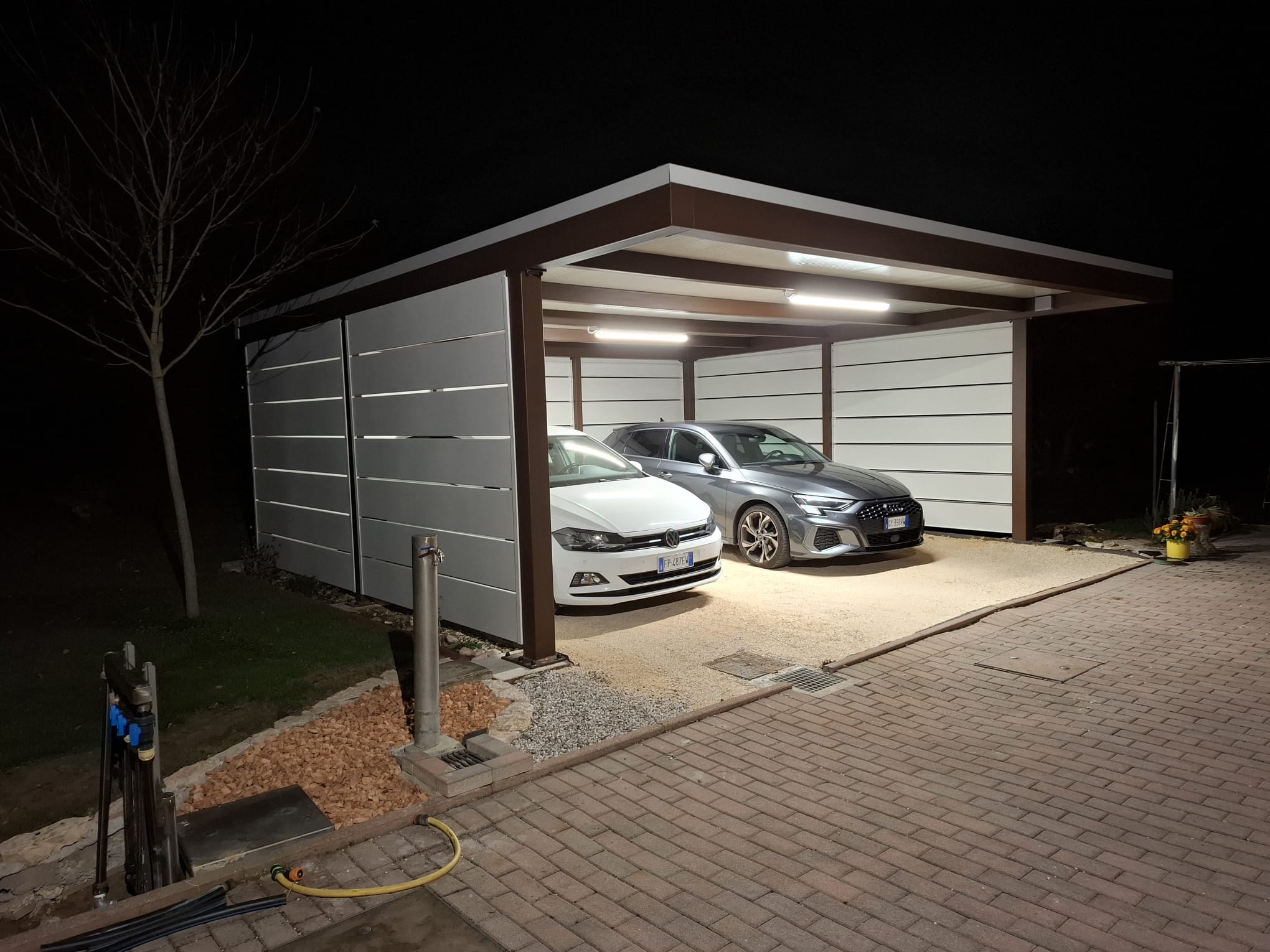 Tettoia o pergola in acciaio realizzata da Ceoldo — foto 21