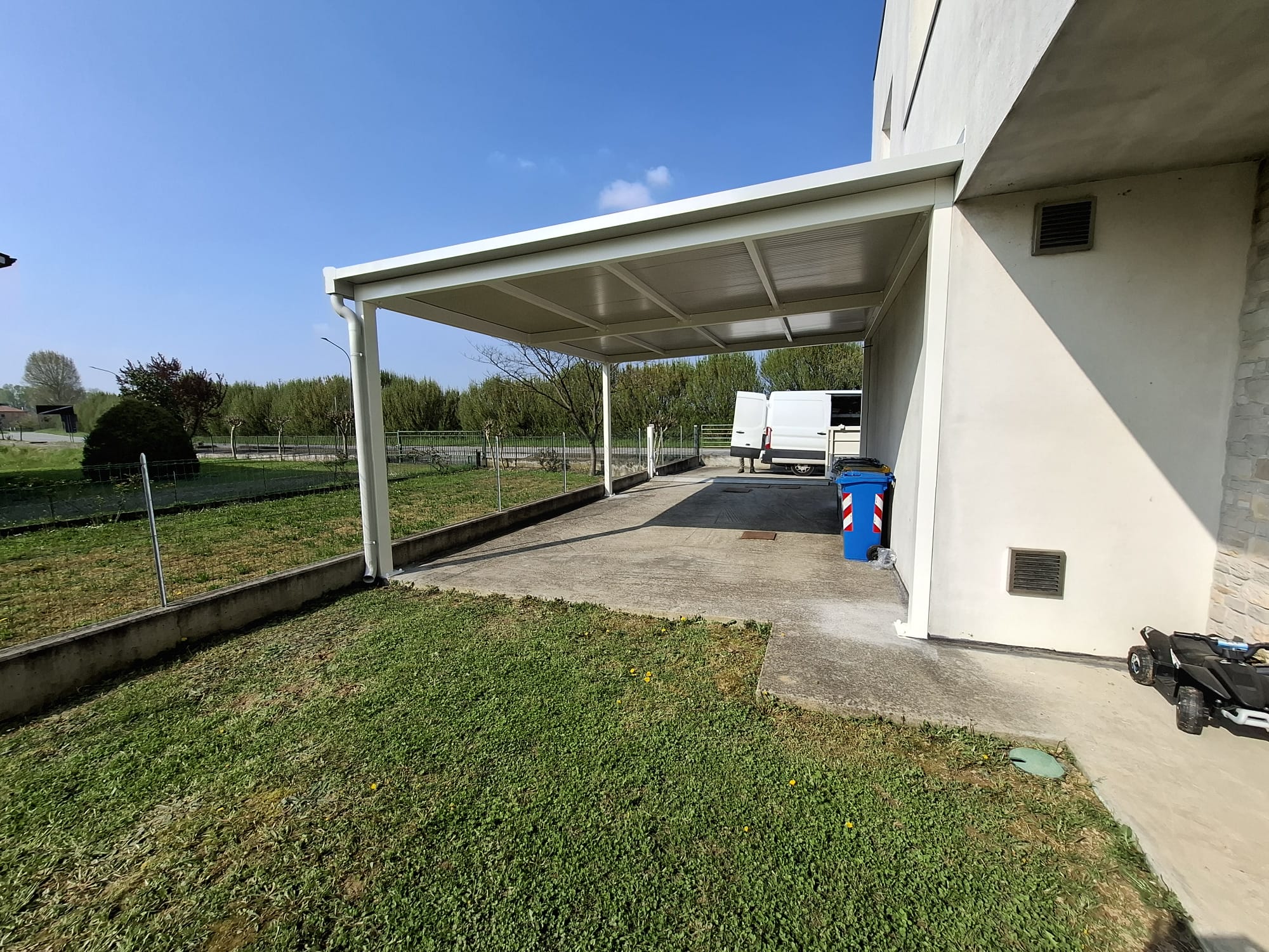 Tettoia o pergola in acciaio realizzata da Ceoldo — foto 25